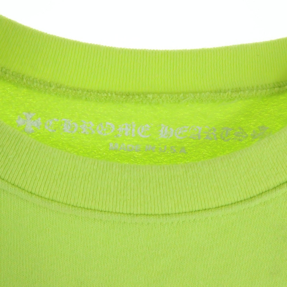 CHROME HEARTS(クロムハーツ) 22AW ×MATTY BOY PPO CHAIN GAME マッティボーイ チェーンゲーム クルーネック スウェットトレーナー イエロー