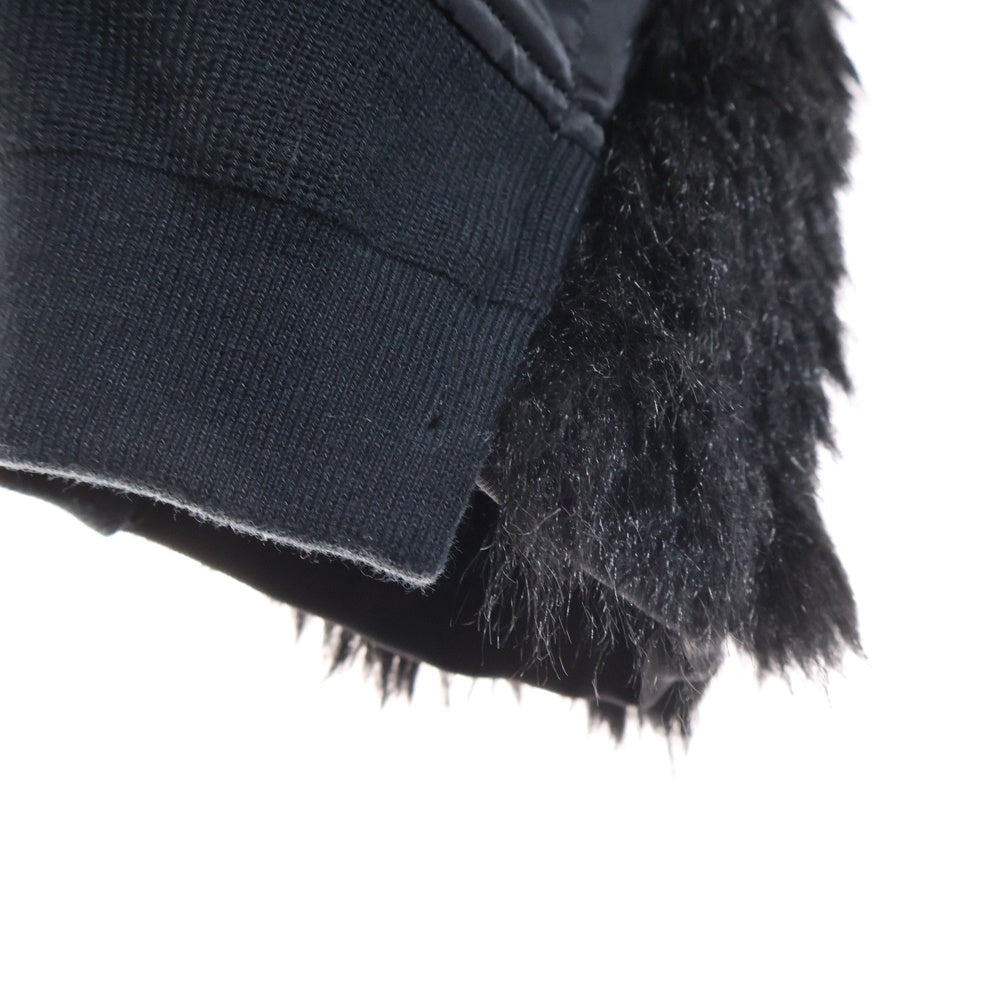 Sacai(サカイ) 24AW Faux Fur Nylon Blouson ジップアップ ナイロン