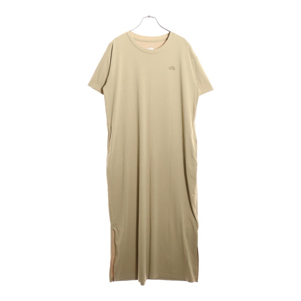 THE NORTH FACE(ザノースフェイス) ロゴプリント 半袖ワンピースTシャツ カーキ