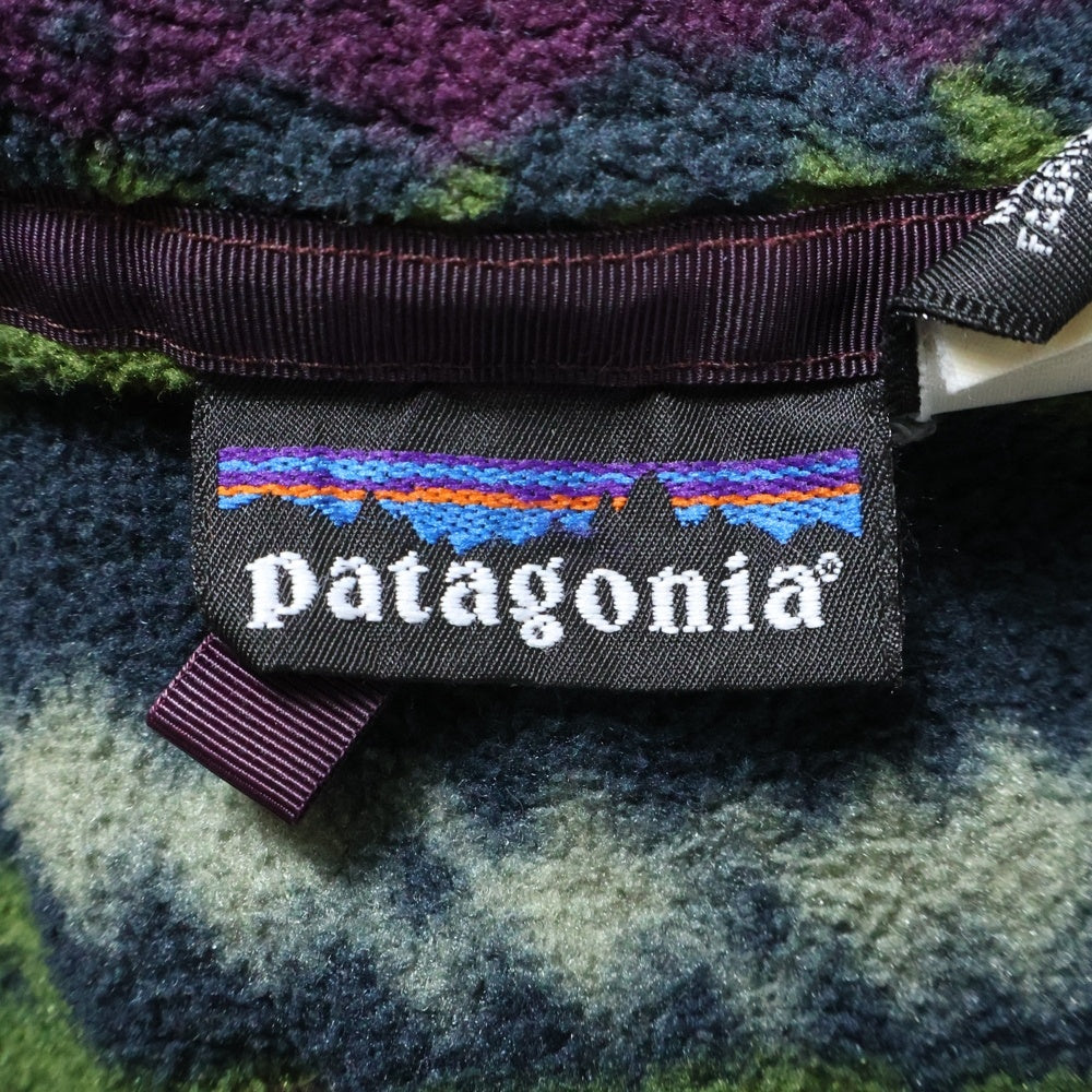PATAGONIA(パタゴニア) 90s USA製 雪無し サカジャウィア フリース シンチラ スナップT マルチカラー