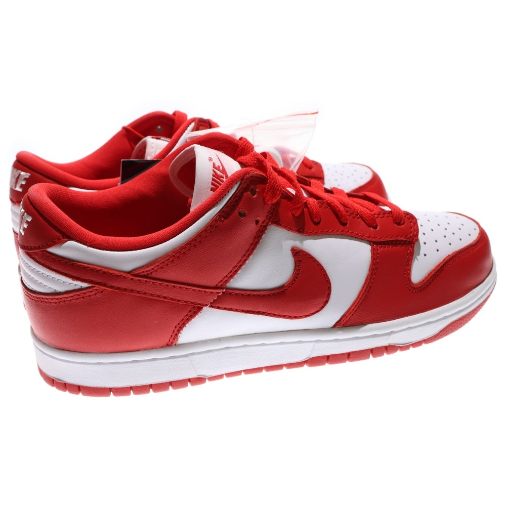 NIKE(ナイキ) DUNK LOW SP ST Johns White University Red ダンク セントジョーンズ ローカットスニーカー US8/26cm レッド/ホワイト CU1727-100