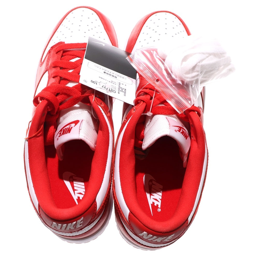 NIKE(ナイキ) DUNK LOW SP ST Johns White University Red ダンク セントジョーンズ ローカットスニーカー US8/26cm レッド/ホワイト CU1727-100