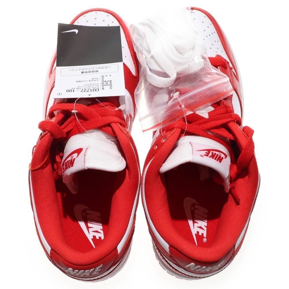 NIKE(ナイキ) DUNK LOW SP ST Johns White University Red ダンク セントジョーンズ ローカットスニーカー US5/23.5cm レッド/ホワイト CU1727-100