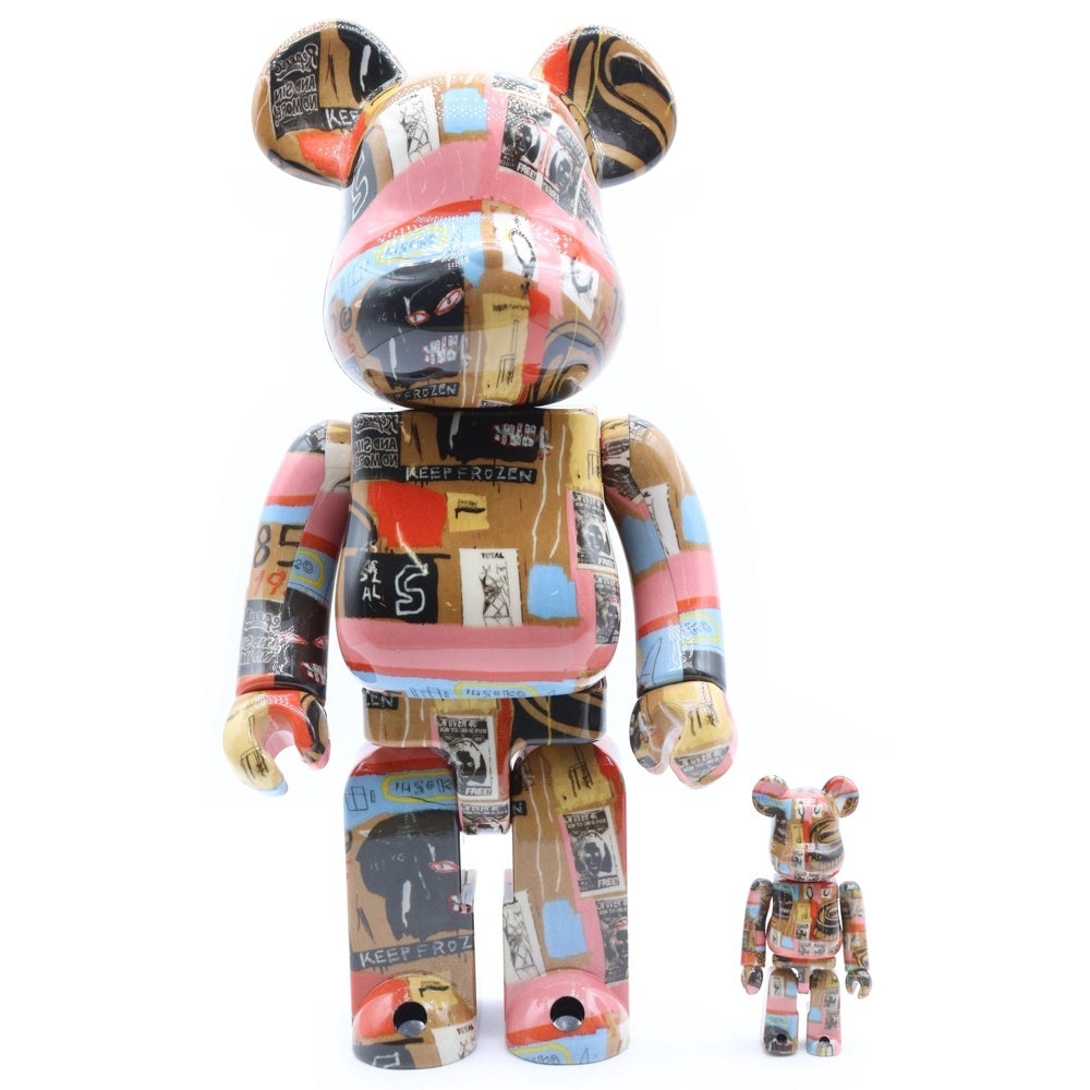 BE@RBRICK(ベアブリック) Andy Warhol × JEAN-MICHEL BASQUIAT #2 400% ベアブリック 人形 マルチ