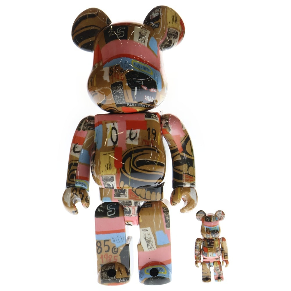 BE@RBRICK(ベアブリック) Andy Warhol × JEAN-MICHEL BASQUIAT #2 400% ベアブリック 人形 マルチ