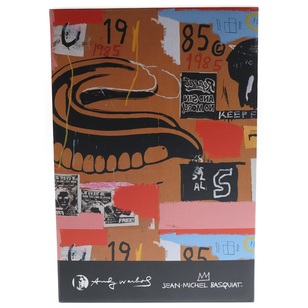 BE@RBRICK(ベアブリック) Andy Warhol × JEAN-MICHEL BASQUIAT #2 400% ベアブリック 人形 マルチ