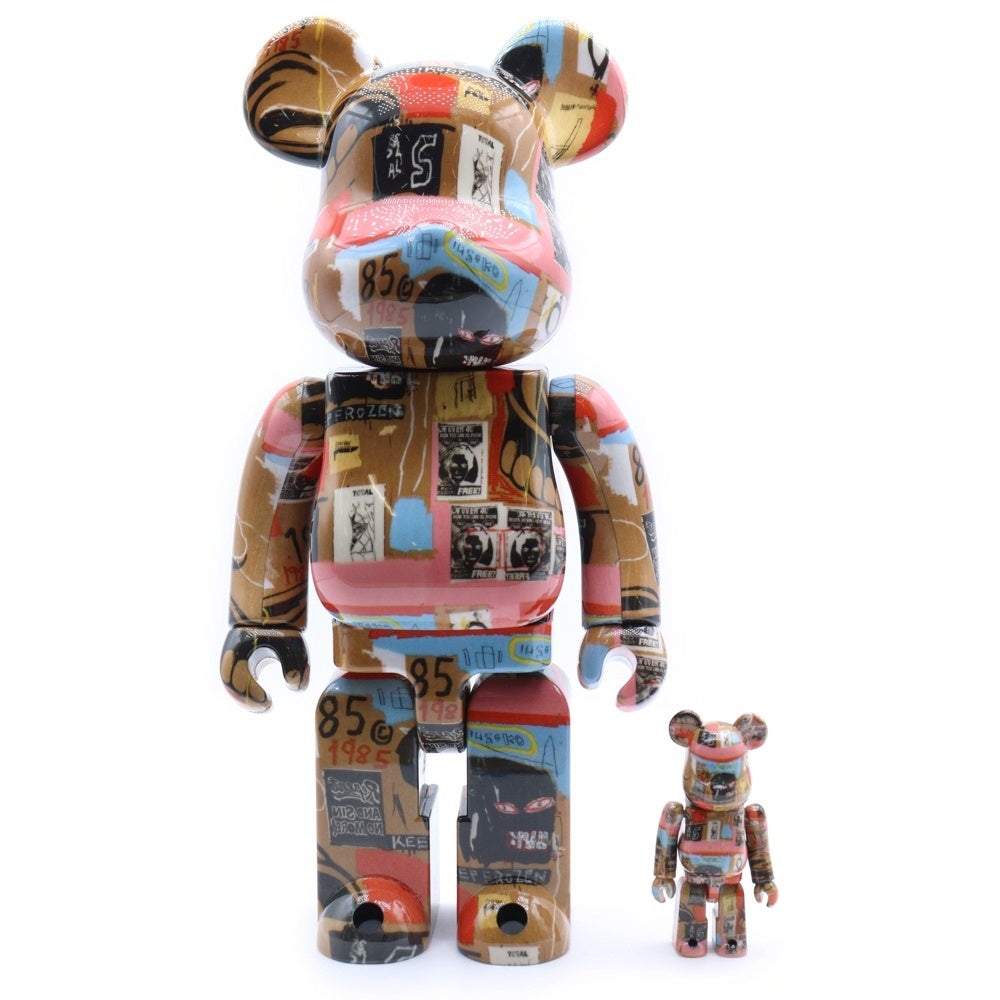 BE@RBRICK(ベアブリック) Andy Warhol × JEAN-MICHEL BASQUIAT #2 400% ベアブリック 人形 マルチ
