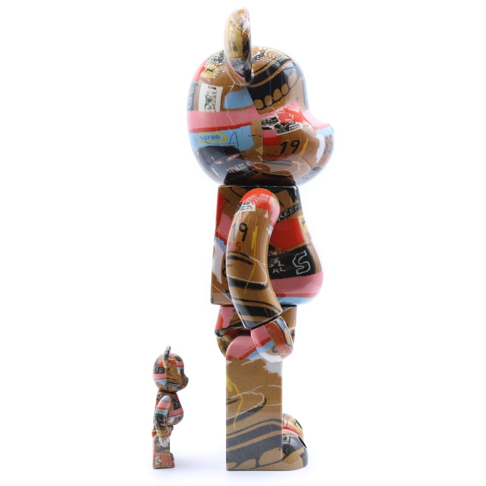 BE@RBRICK(ベアブリック) Andy Warhol × JEAN-MICHEL BASQUIAT #2 400% ベアブリック 人形 マルチ