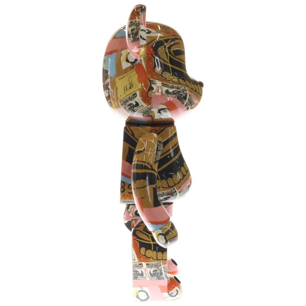 BE@RBRICK(ベアブリック) Andy Warhol × JEAN-MICHEL BASQUIAT #2 1000% ベアブリック 人形 マルチ