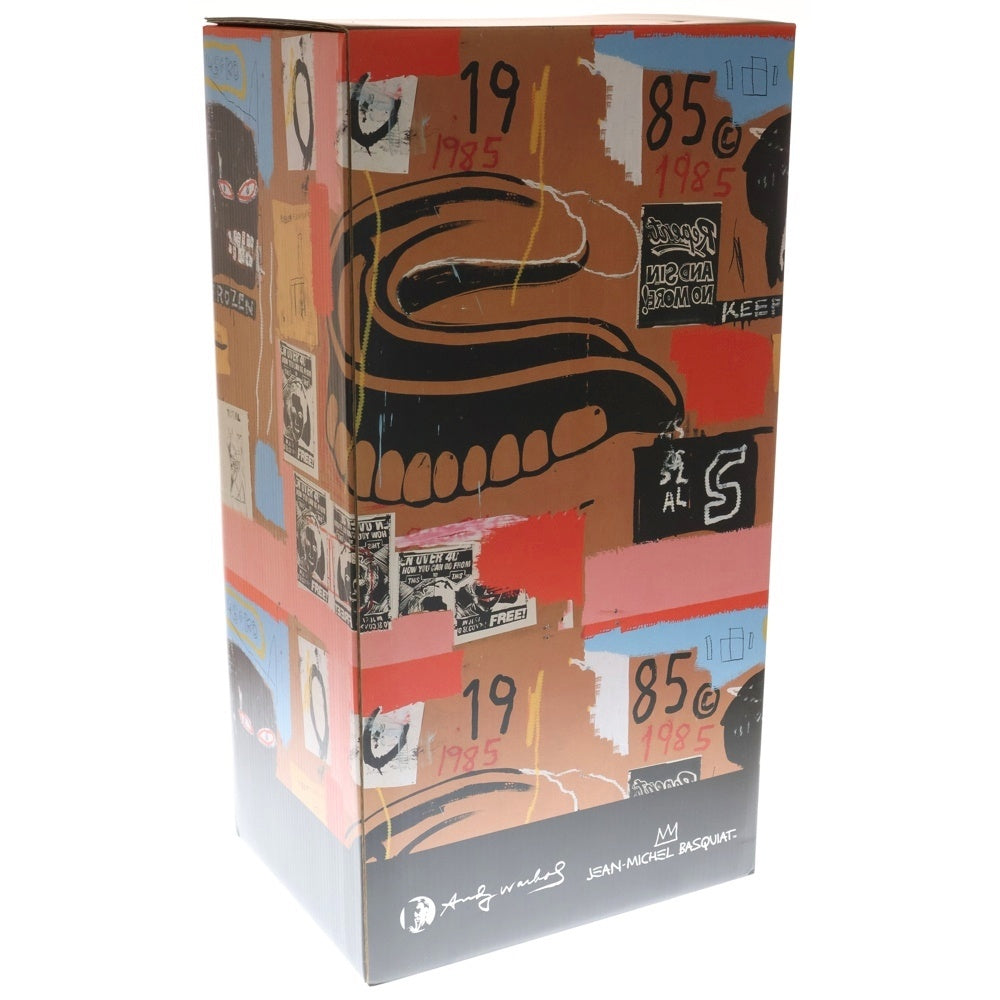 BE@RBRICK(ベアブリック) Andy Warhol × JEAN-MICHEL BASQUIAT #2 1000% ベアブリック 人形 マルチ