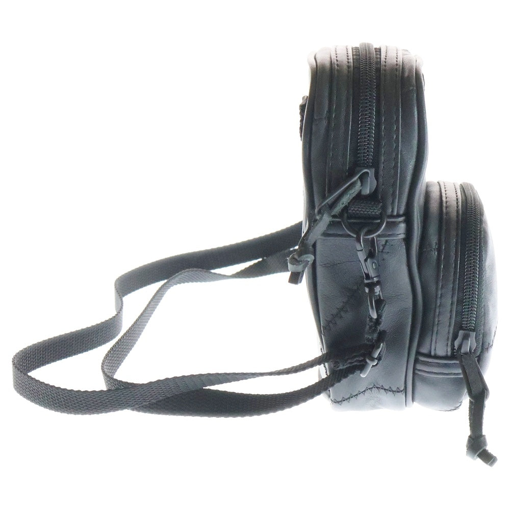 SUPREME(シュプリーム) 19AW Patchwork Leather Shoulder Bag パッチワーク レザー ショルダーバッグ ブラック レディース