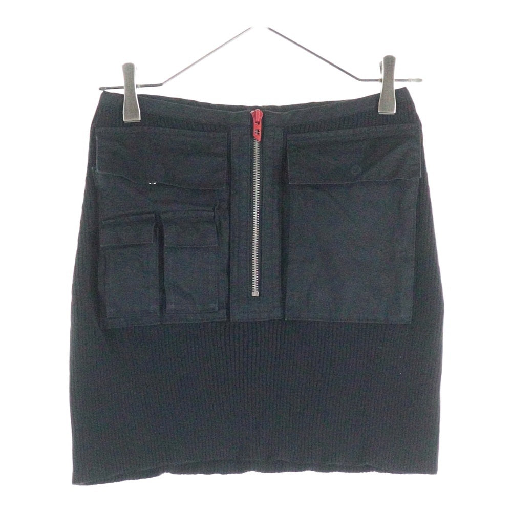 DIESEL(ディーゼル) M-MERYN-SHORT ニットスカート ブラック A19492 レディース