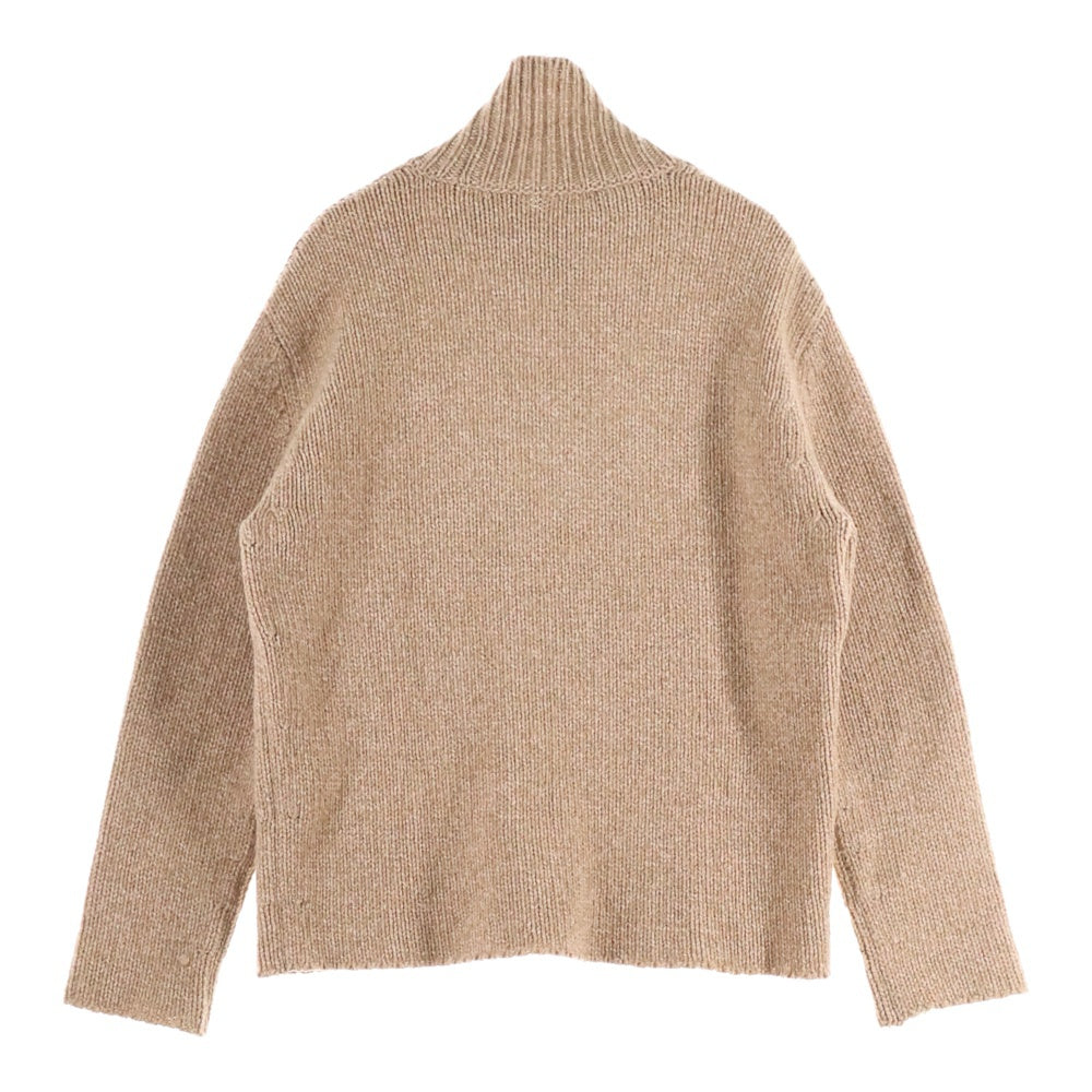 AURALEE(オーラリー) 20AW CAMEL WOOL MIX KNIT TURTLE NECK PULLOVER 0 ニット キャメル