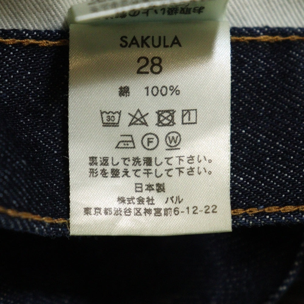 NO BRAND(ノーブランド) SAKULA ネイビー デニム レディース