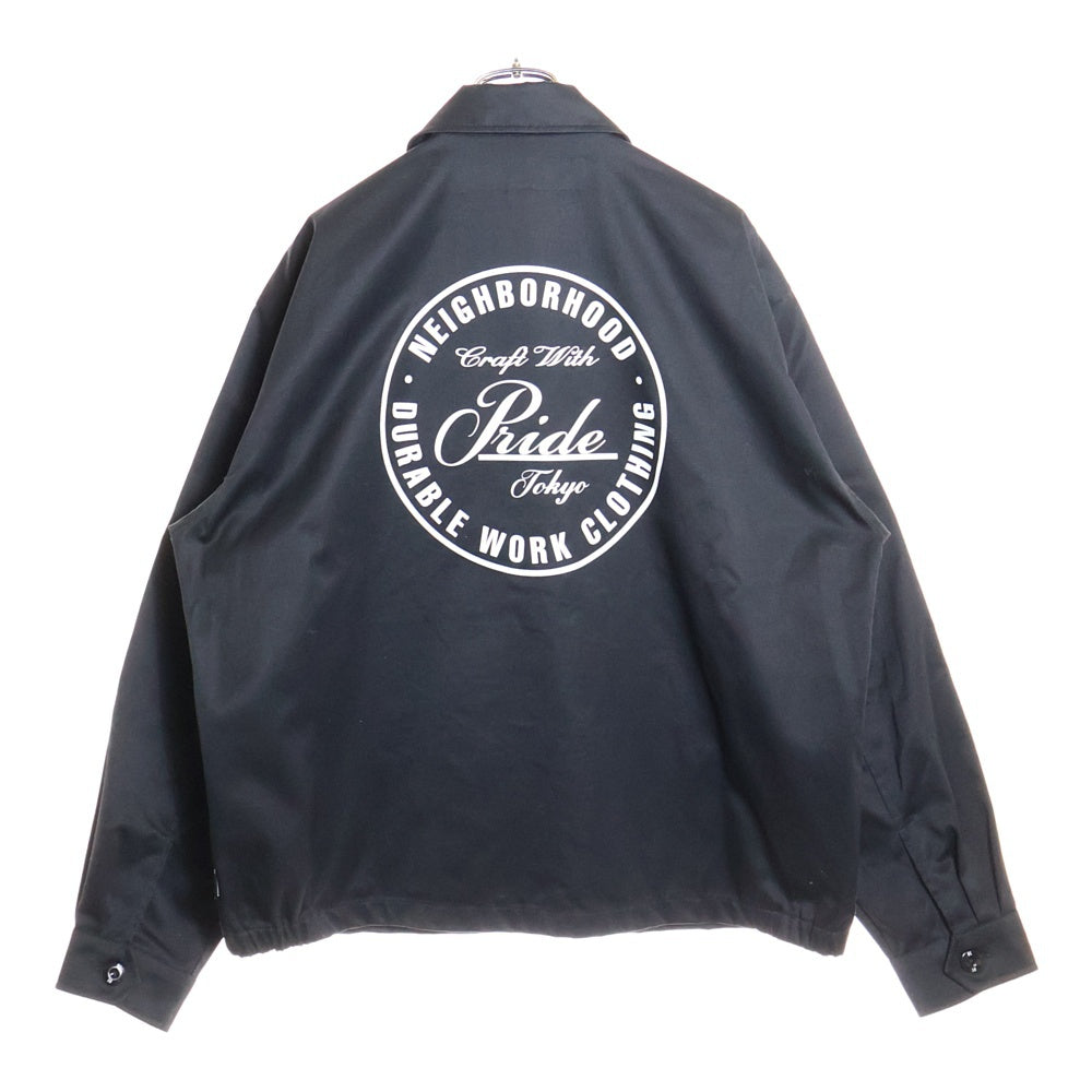 NEIGHBORHOOD(ネイバーフッド) ZIP WORK JACKET ロゴプリント ワーク