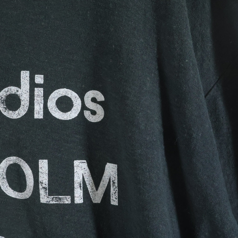 Acne Studios(アクネ ストゥディオズ) ロゴプリント ロングスリーブTシャツ ブラック FN-UX-TSHI000016