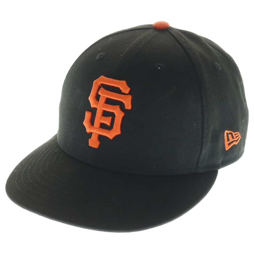 NEW ERA(ニューエラ) 59FIFTY サンフランシスコ ジャイアンツ 6パネルベースボールキャップ 帽子 ブラック