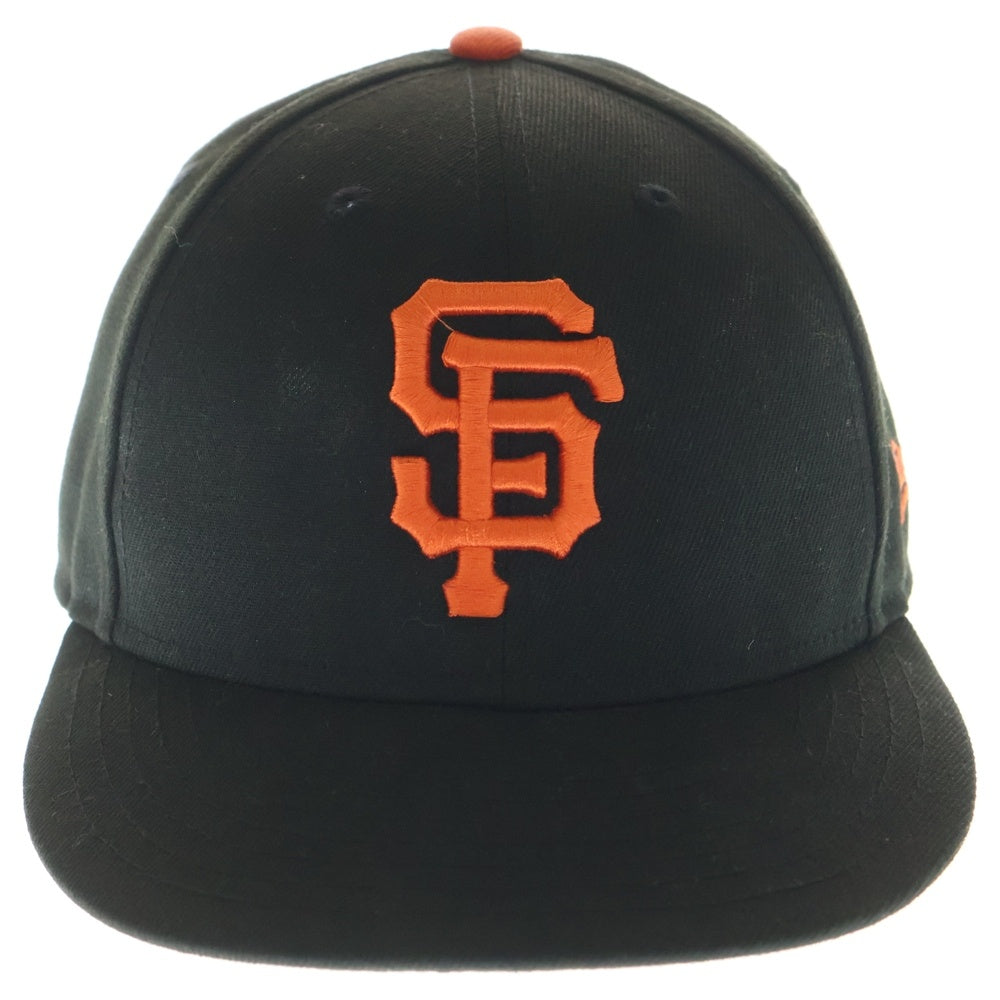 NEW ERA(ニューエラ) 59FIFTY サンフランシスコ ジャイアンツ 6パネルベースボールキャップ 帽子 ブラック