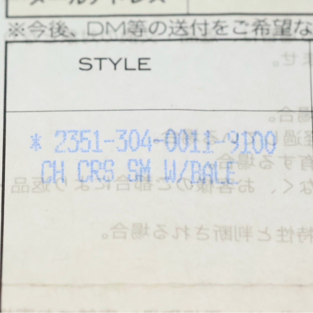 CHROME HEARTS(クロムハーツ) CH CRS SML W/BALE Wベイル スモールCHクロス ペンダントトップ シルバー BCA218