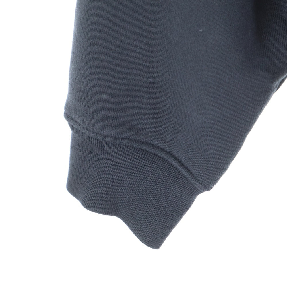 NIKE(ナイキ) Wordmark knitted crew neck sweatshirt クルーネックスウェット トレーナー ブラック