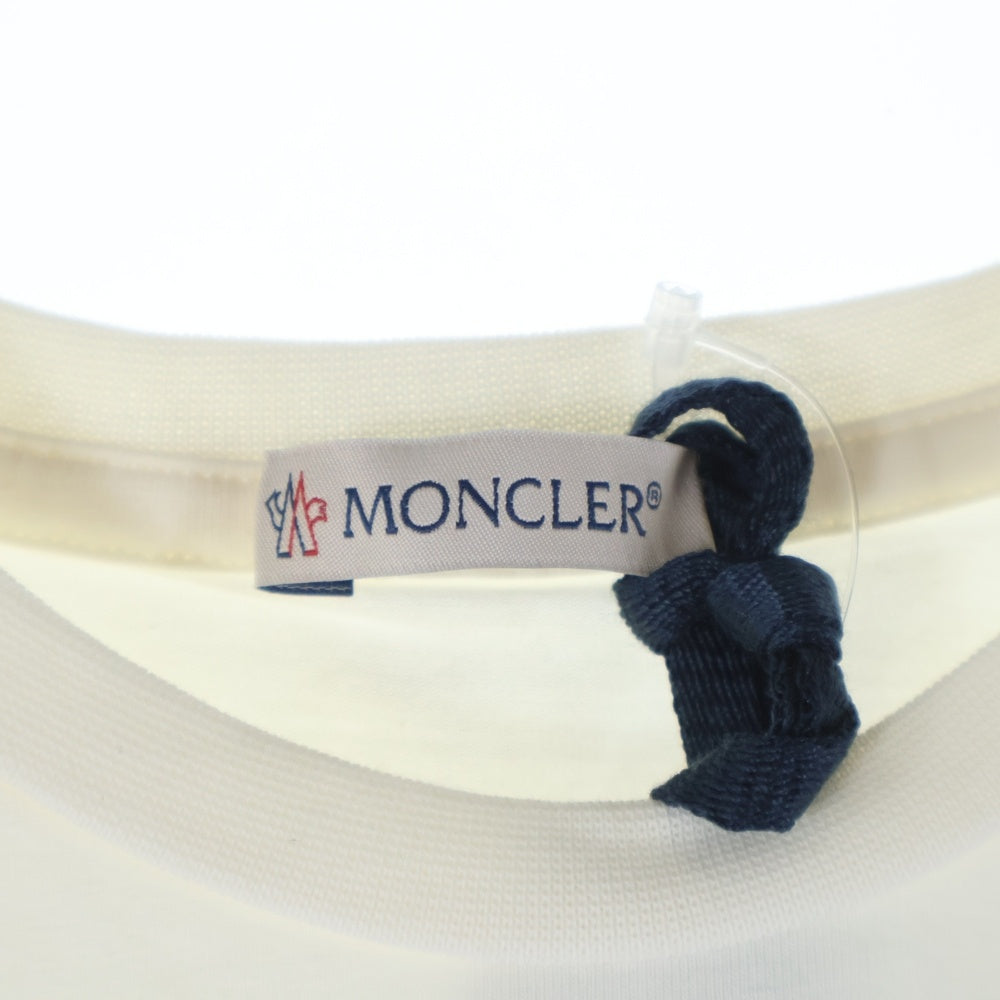 MONCLER(モンクレール) 総柄 ノースリーブ ワンピース キッズ E19548574500 8790A ホワイト レディース