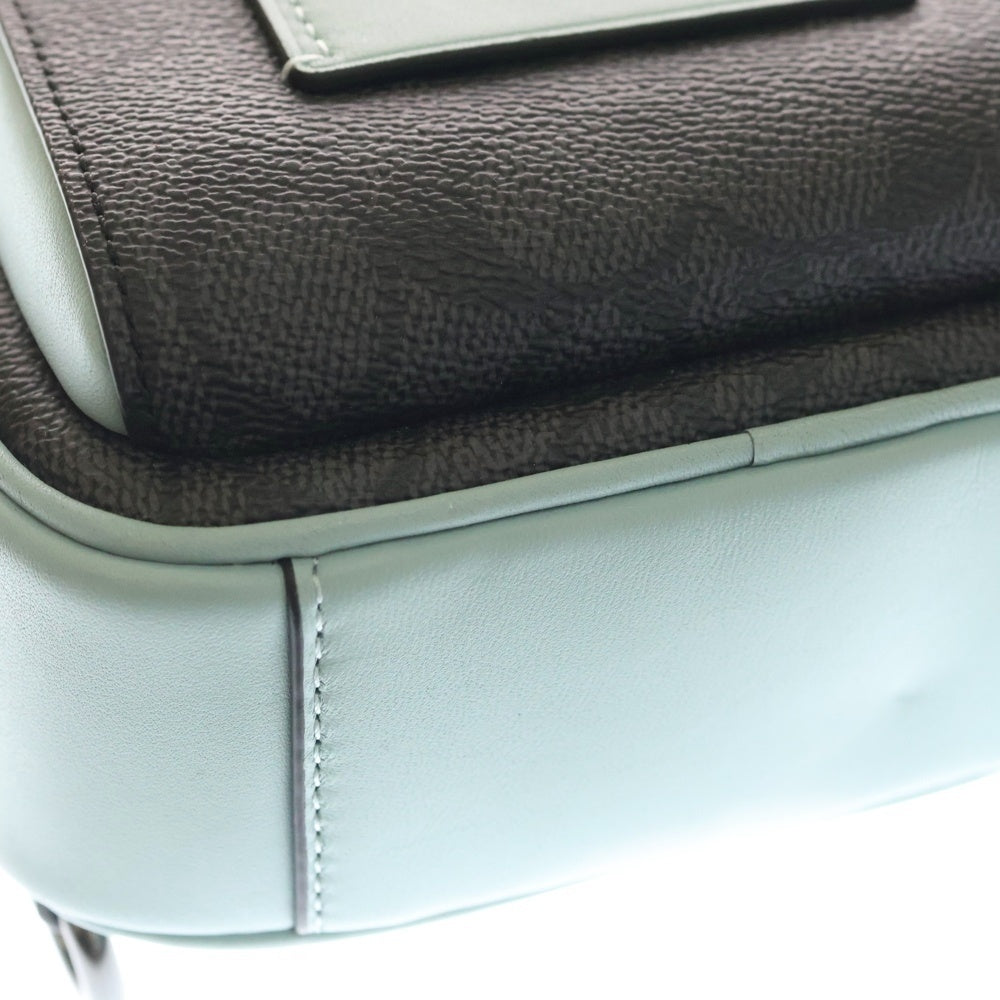 COACH(コーチ) RACER シグネチャー スリングパック 総柄 ボディ ショルダーバッグ CV763 ブラック レディース