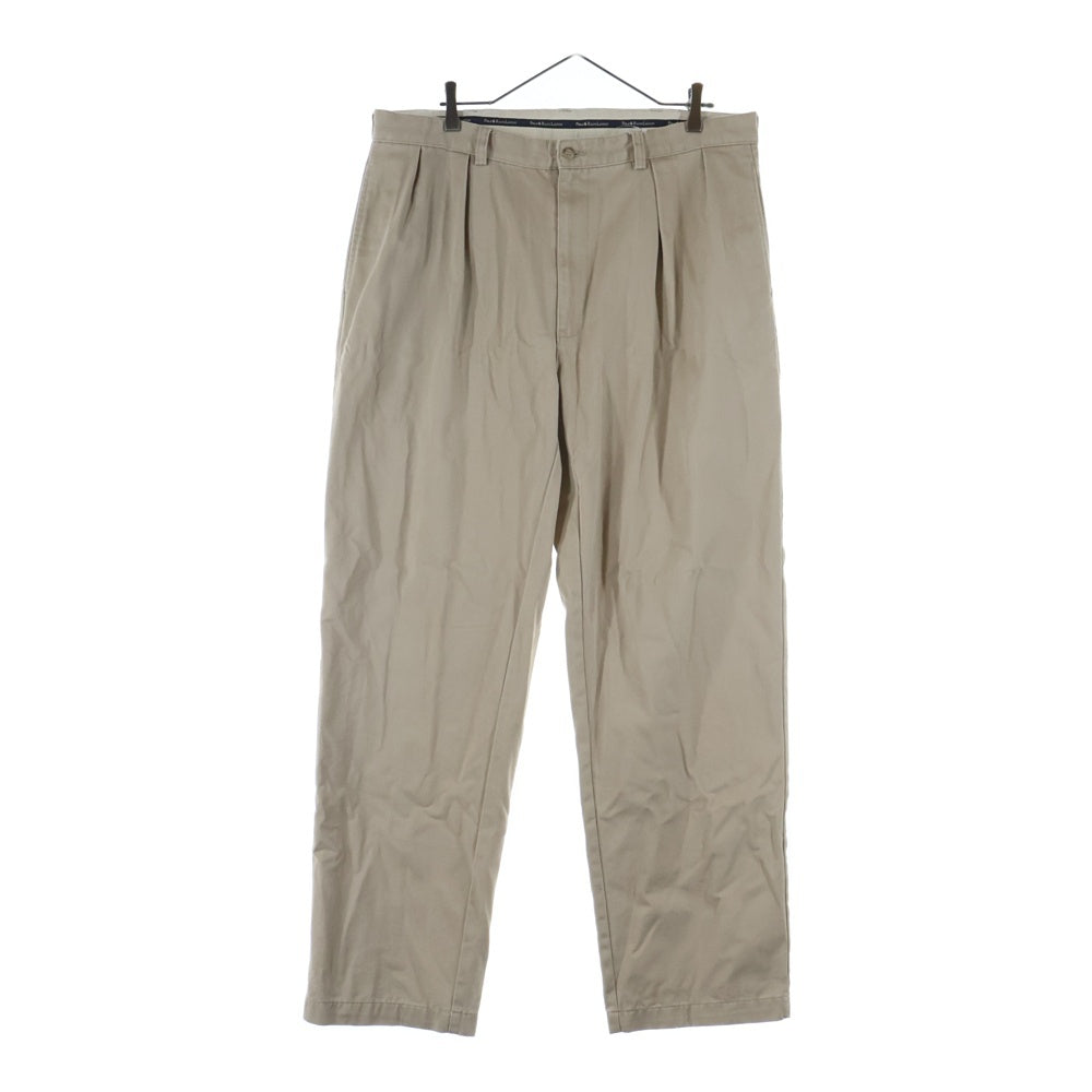 POLO RALPH LAUREN(ポロラルフローレン) 90s Polo Chico ポロチノ ドミニカ製 ツータック チノパンツ W38 L32