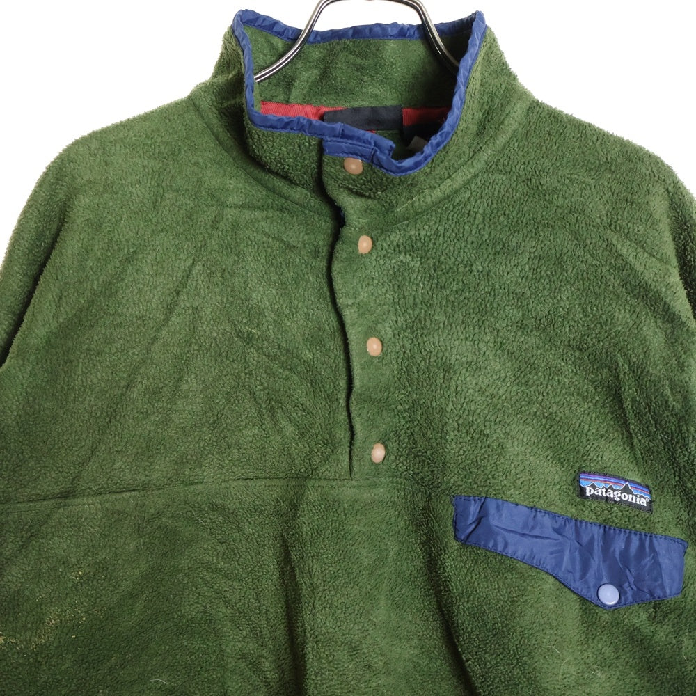 PATAGONIA(パタゴニア) 94AW 雪無し 過渡期 スナップT フリースプルオーバージャケット カーキ