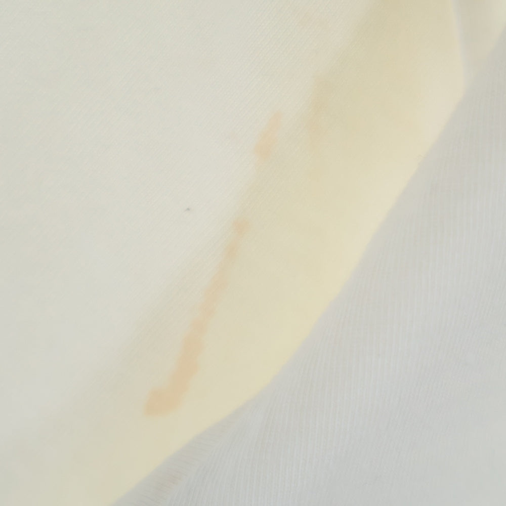 GOD SELECTION XXX(ゴッドセレクショントリプルエックス) 21SS Area XXX BOX LOGO スーピマコットン クルーネックTシャツ ホワイト