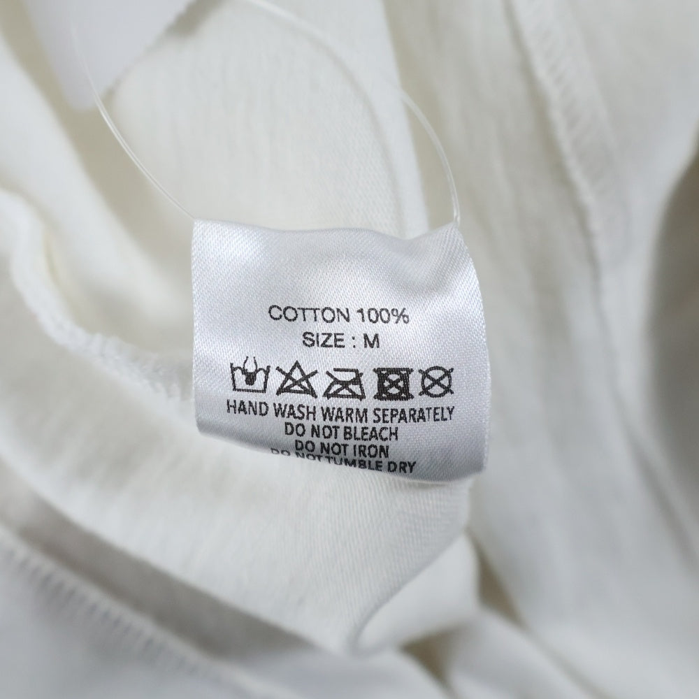 GOD SELECTION XXX(ゴッドセレクショントリプルエックス) 21SS Area XXX BOX LOGO スーピマコットン クルーネックTシャツ ホワイト