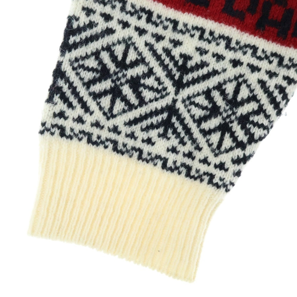 CELINE(セリーヌ) 21SS THE DANCING KID 総柄ウールジャガードルーズニットカーディガン マルチカラー 2A08L715M