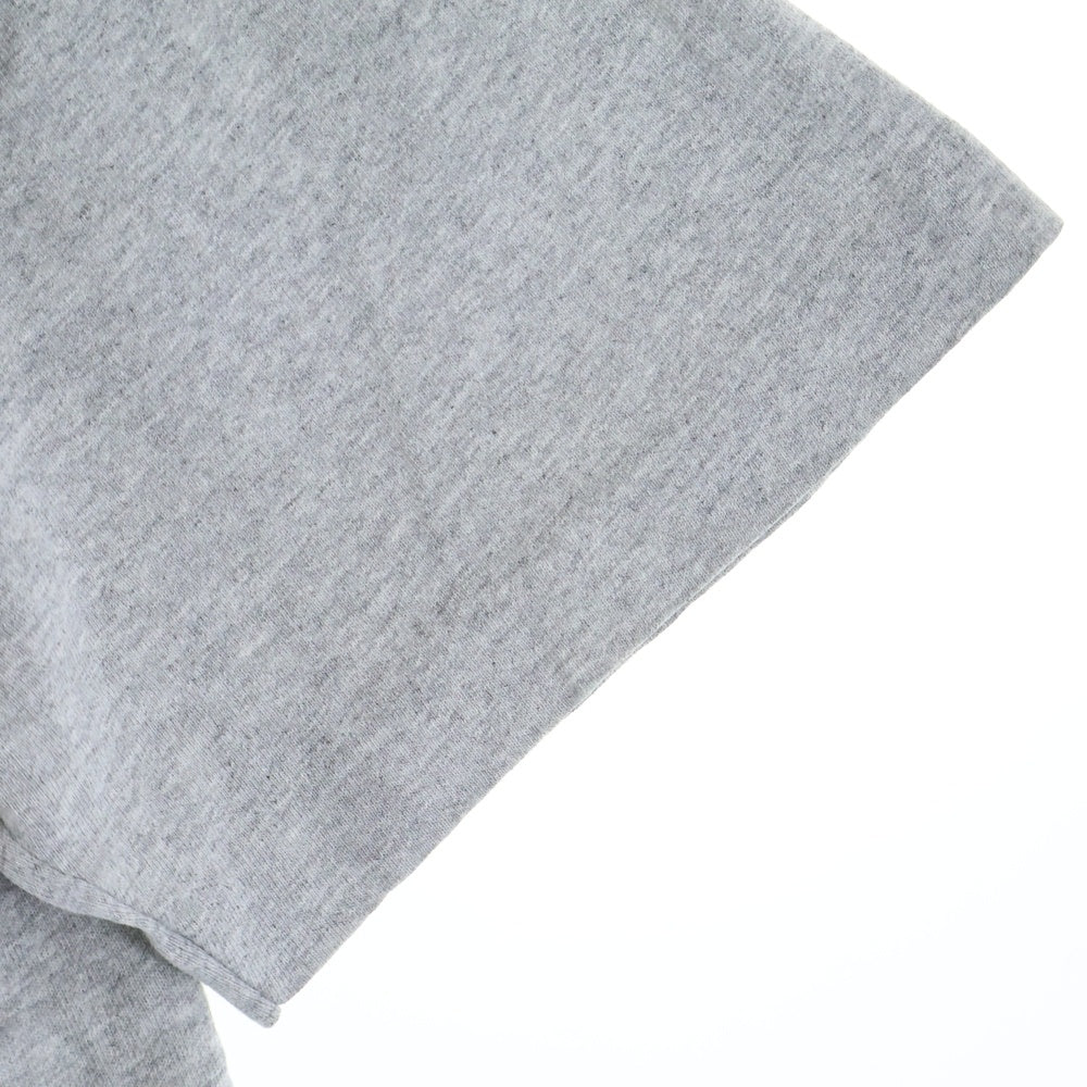 STUSSY(ステューシー) 90s OLD STUSSY 紺タグ ロゴプリント クルーネック半袖Tシャツカットソー グレー