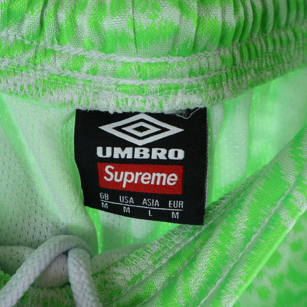 SUPREME(シュプリーム) ×UMBRO 23SS Jacquard Animal Print Soccer Short ジャカード アニマル プリント サッカー ハーフパンツ ショーツ グリーン