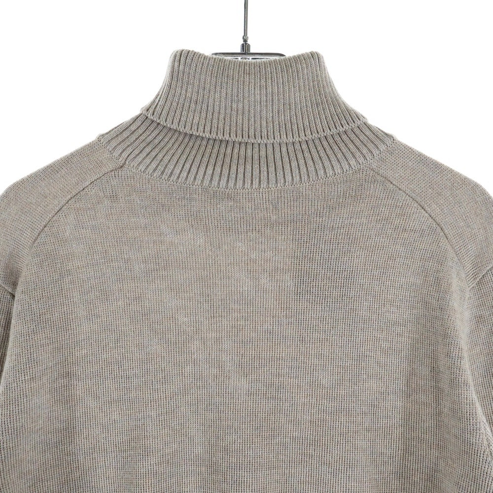 ami paris(アミパリス) ハートロゴ刺繍 タートルネックニットセーター