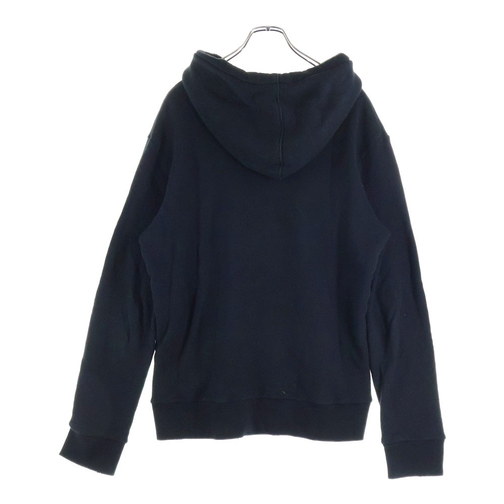 美品 グッチ ヴィンテージ加工 パーカー 454585 プリント フード付き 黒 GUCCI(グッチ) ヴィンテージ加工フーデッドプリント プルオーバー