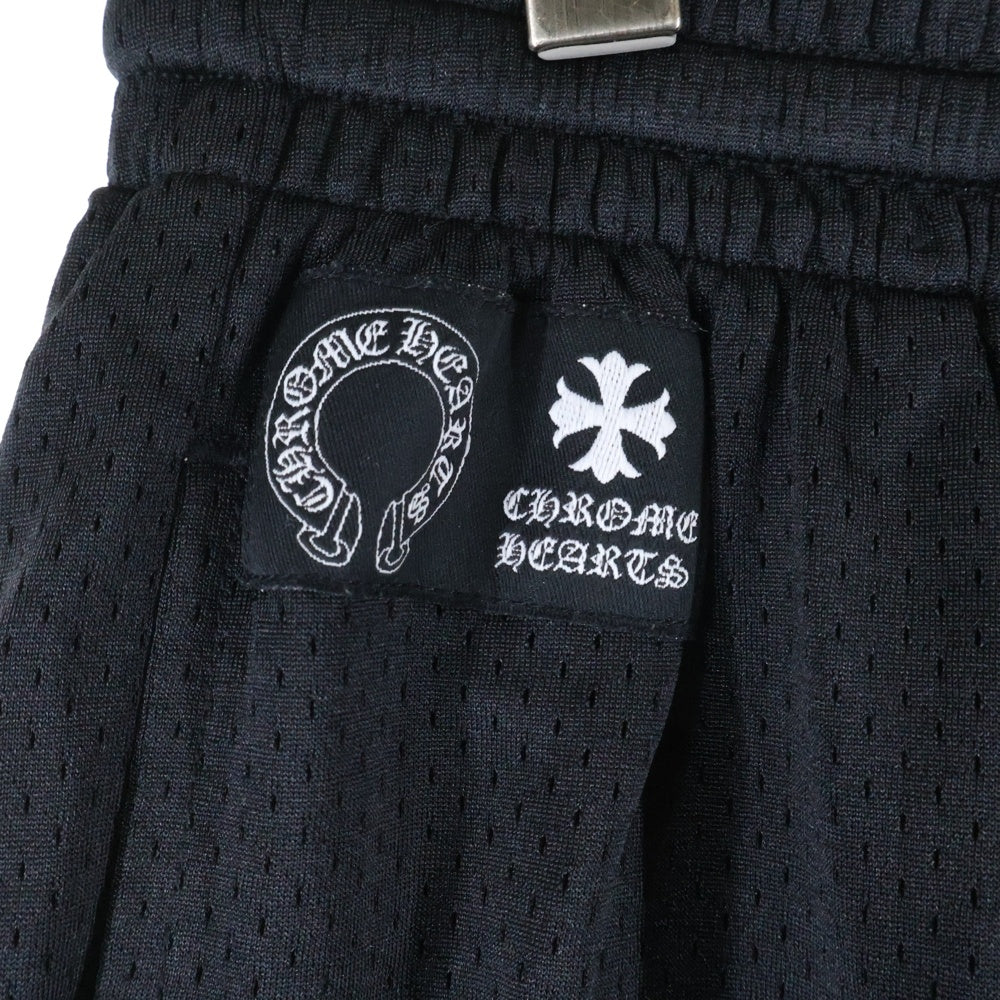 CHROME HEARTS(クロムハーツ) MESH VARSITY SHORTS CHプリントメッシュハーフパンツ ブラック