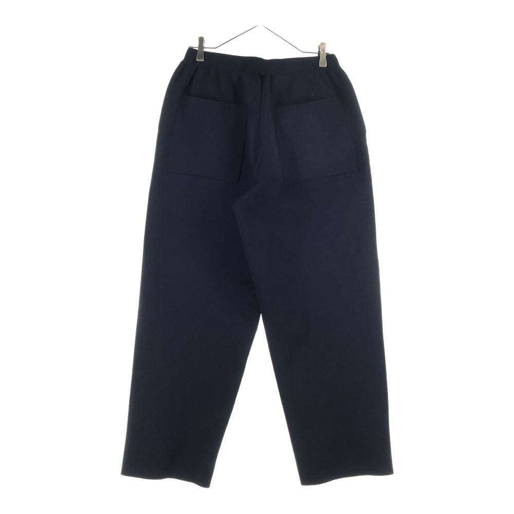 MIHARA YASUHIRO(ミハラヤスヒロ) 24AW MILAN RIB EASY PANTS ミラノリブイージーパンツ I13PT025 ブラック