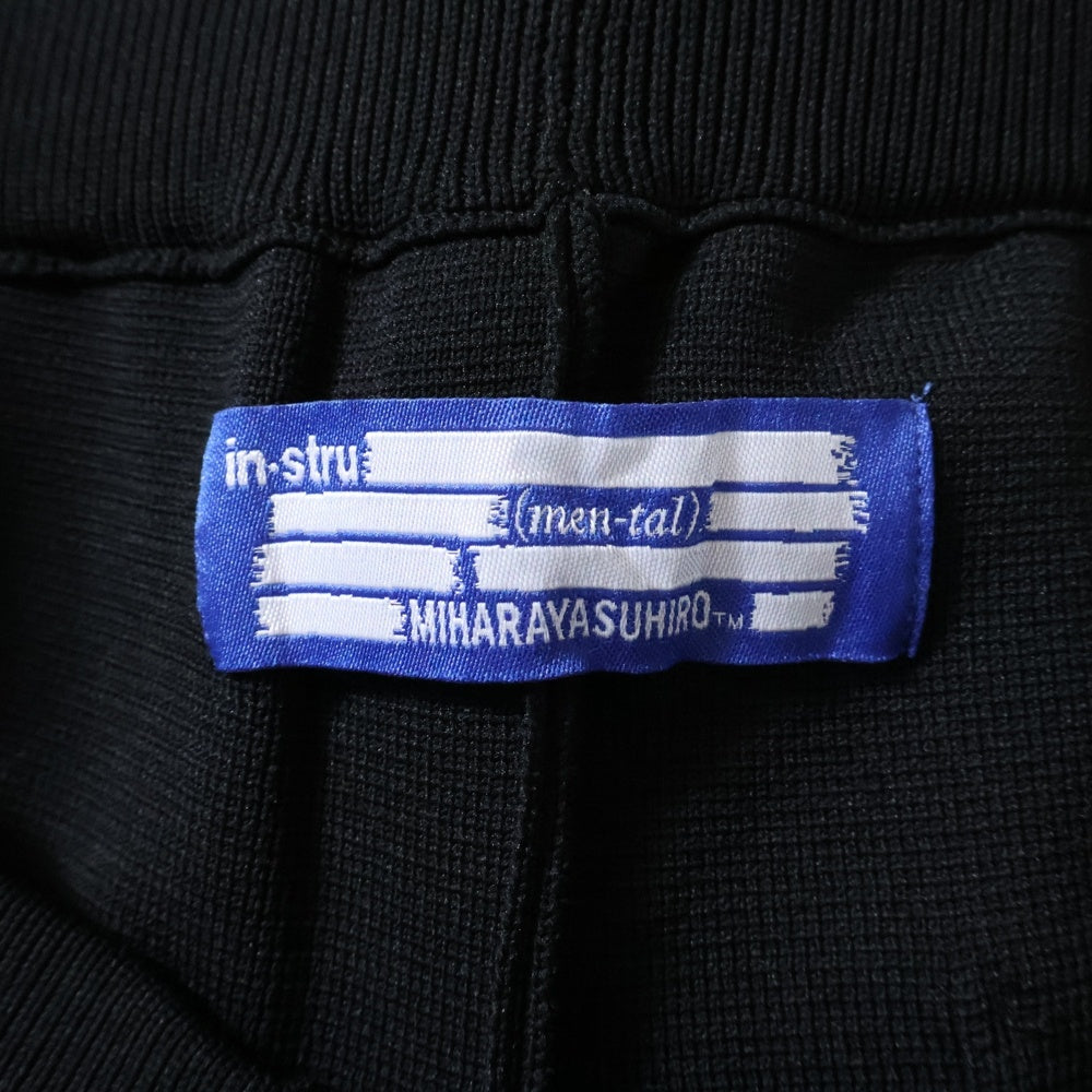 MIHARA YASUHIRO(ミハラヤスヒロ) 24AW MILAN RIB EASY PANTS ミラノリブイージーパンツ I13PT025 ブラック