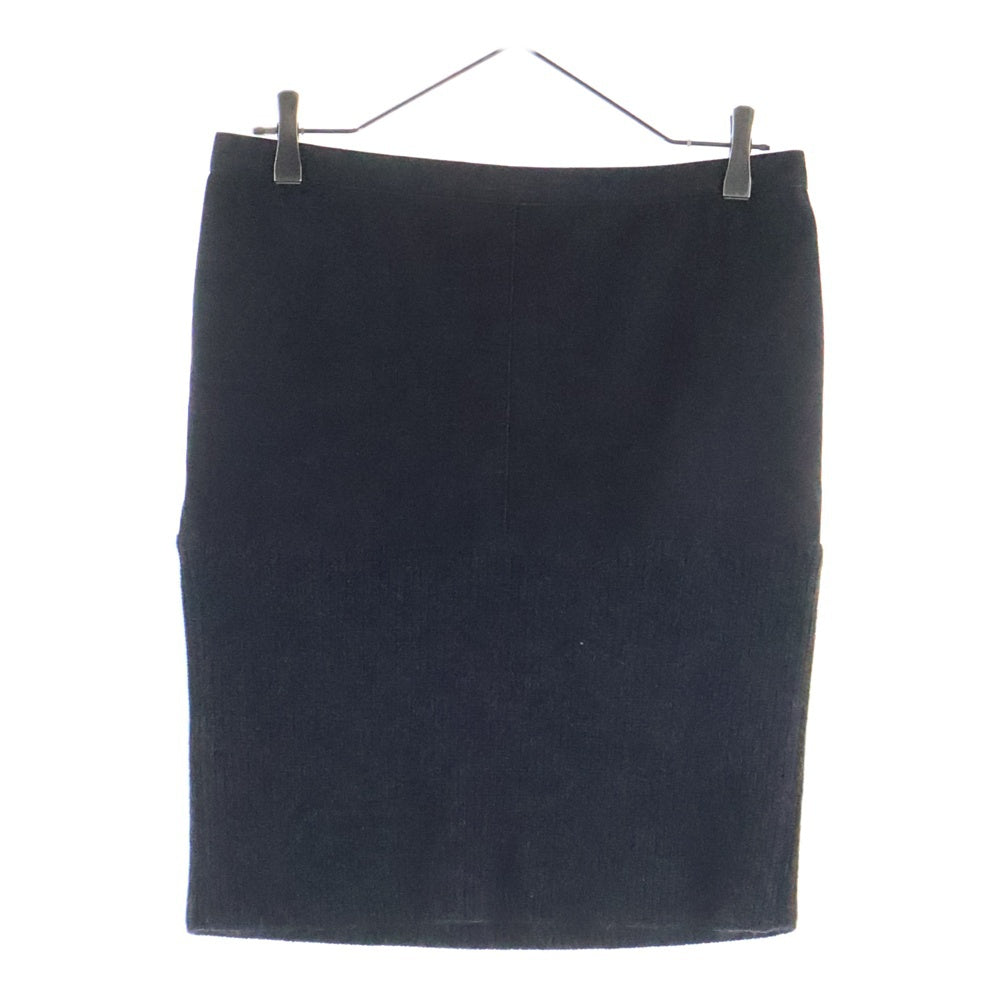 CHANEL(シャネル) 03AW デニムニットドッキング スカート ブラック P21735W03184 レディース