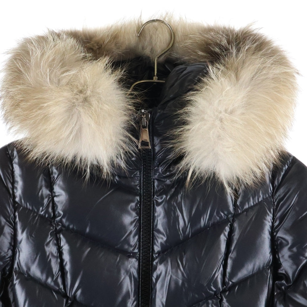 MONCLER(モンクレール) FULMARUS フルマラス ファー付き ダウンジャケット ブラック レディース E20934986325 C0065