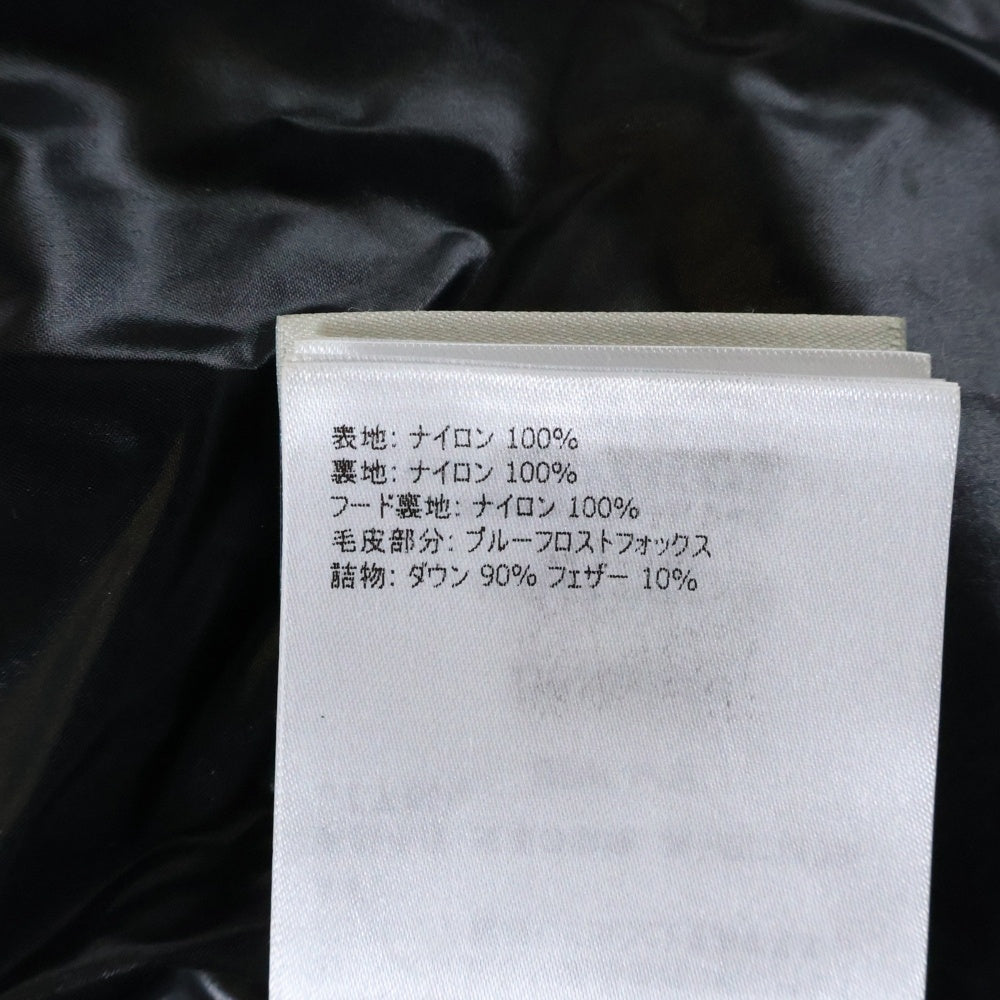 MONCLER(モンクレール) FULMARUS フルマラス ファー付き ダウンジャケット ブラック レディース E20934986325 C0065