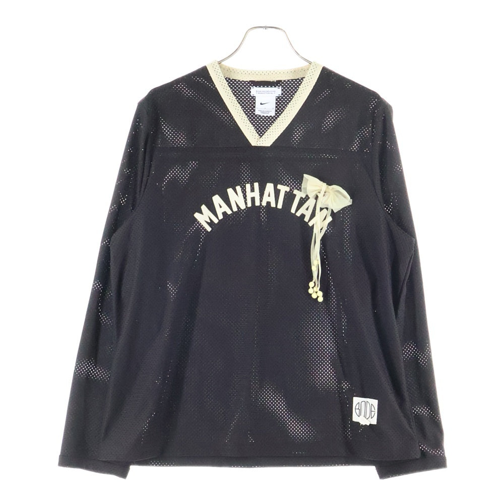 NIKE(ナイキ) ×Bode Mesh Jersey メッシュ ロングスリーブシャツ ブラック
