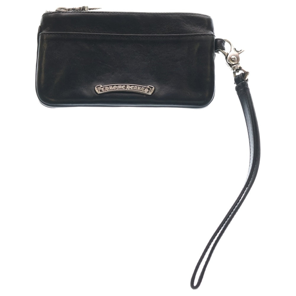 CHROME HEARTS(クロムハーツ) ZPR CHG WRISTLET ストラップ付きチェンジパース財布 ブラック