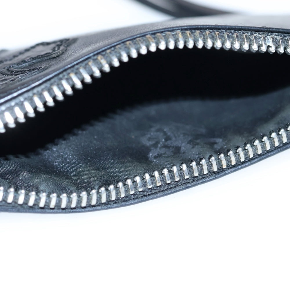 CHROME HEARTS(クロムハーツ) ZPR CHG WRISTLET ストラップ付きチェンジパース財布 ブラック