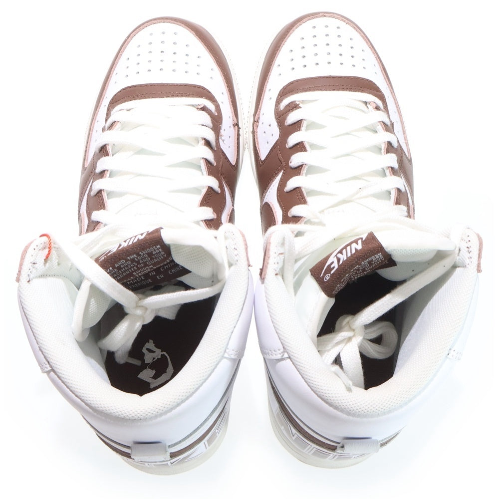 NIKE(ナイキ) erminator High White and Cacao Wow ターミネーター ハイ ホワイト アンド カカオワオ ミッドカットスニーカー US8/26cm FJ4199 100 ホワイト/ブラウン