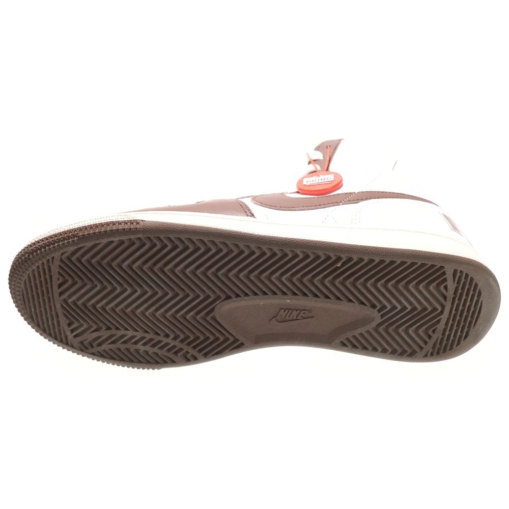 NIKE(ナイキ) erminator High White and Cacao Wow ターミネーター ハイ ホワイト アンド カカオワオ ミッドカットスニーカー US8/26cm FJ4199 100 ホワイト/ブラウン