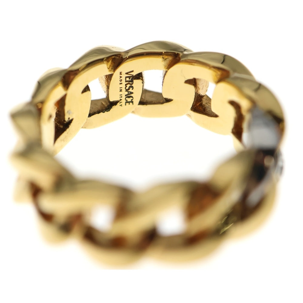 VERSACE(ヴェルサーチ) メドゥーサ チェーン リング 指輪 ゴールド DG5I020