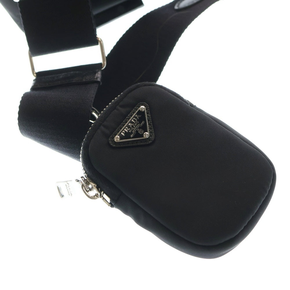 PRADA(プラダ) Re-Edition 2005 Re-Nylon 1BH204 リエディション リナイロン テスートサフィアーノ ブラック ハンドバッグ