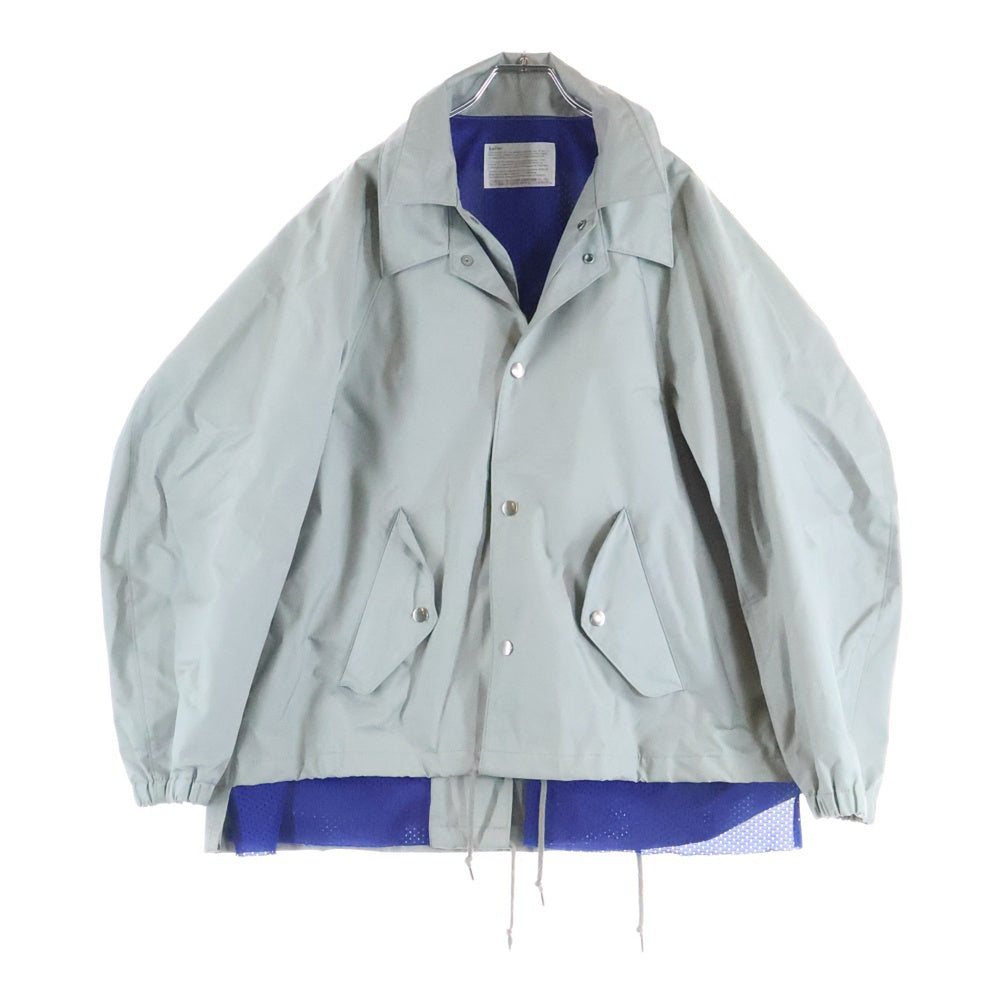 kolor(カラー) ナイロンタフタスリーレイヤー ナイロンコーチジャケット 20SCM-G01101 グレー/ブルー