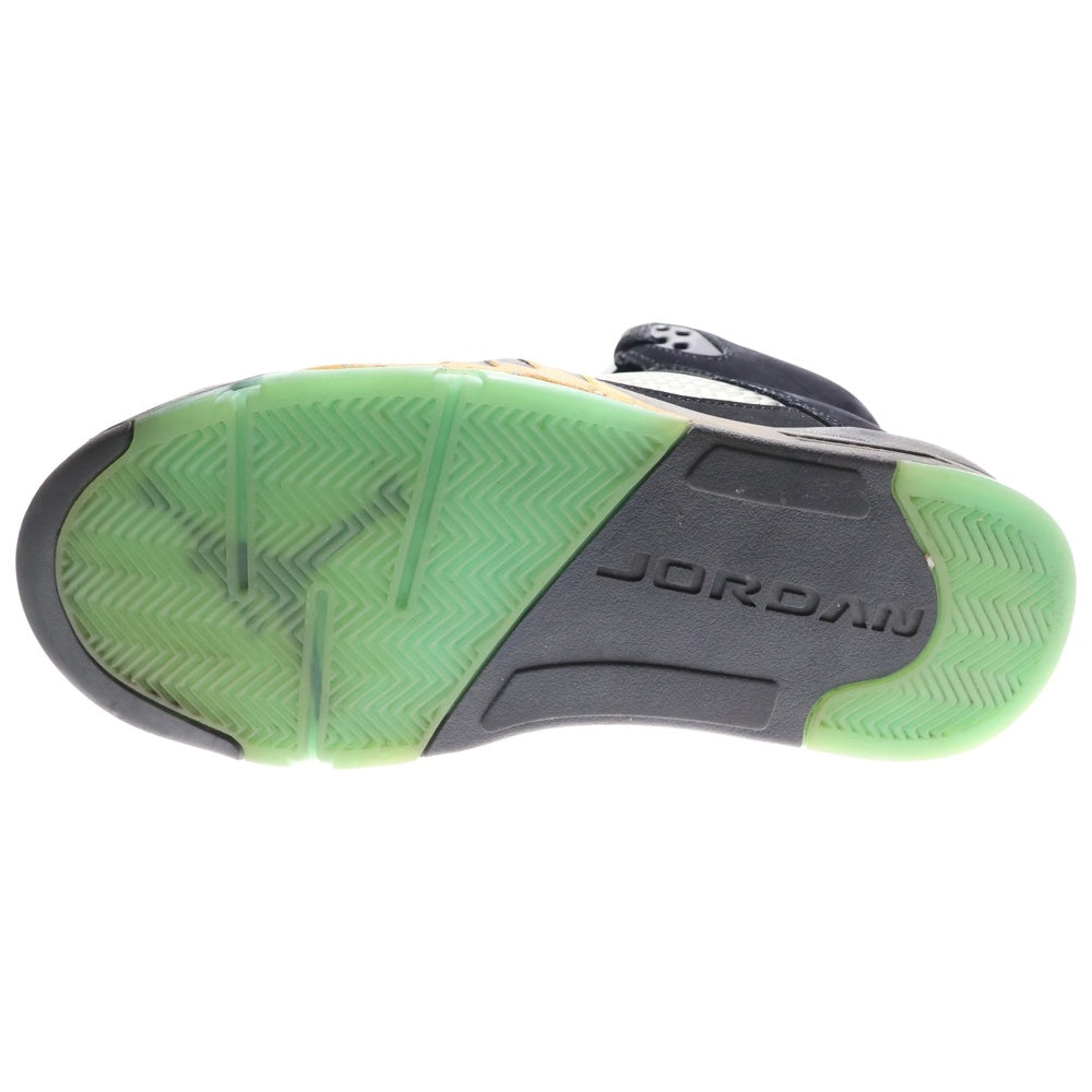NIKE(ナイキ) Air Jordan 5 Aqua DD0587 047 エアジョーダン5アクア ミッドカットスニーカー ブラック US9.5/27.5cm